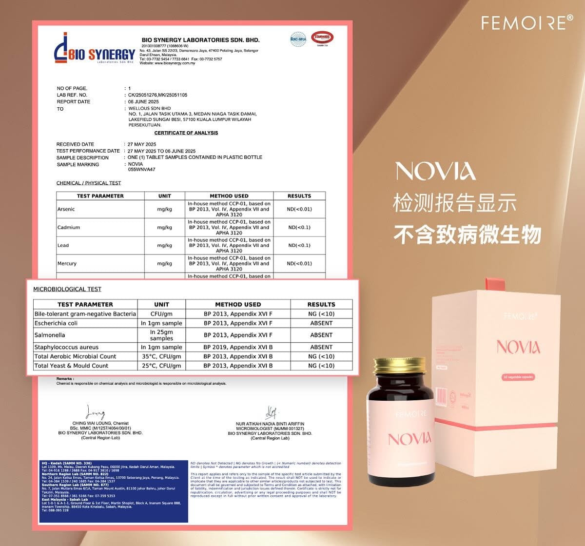 Novia女士配方